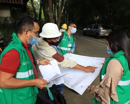 FotografoFoto Alcaldía de Medellín:4.981 puntos luminosos fueron transformados a tecnología led en diferentes lugares de Medellín.